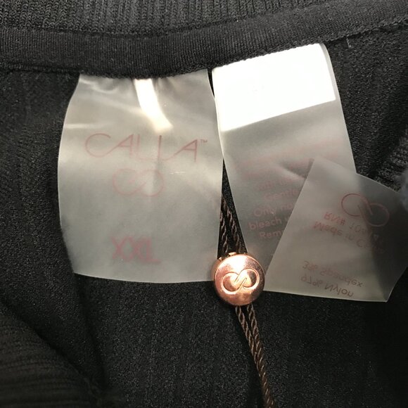 Calia Women's Relaxed Seamless 1/4 Zip in Pure Black NWT - Picture 12 of 13